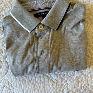 Tommy Hilfiger Light Gray Polo Shirt for Men
